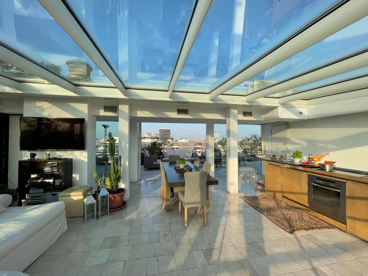 Ferienwohnung Luxury Penthouse With Stunning View And Hammam Mailand Exterior foto